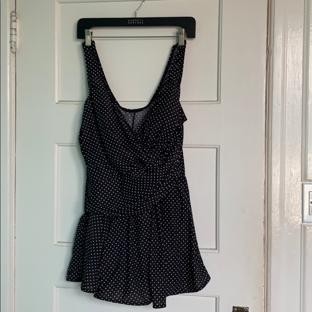 Miraclesuit  Polka Dot Swim Dress